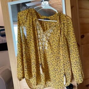 Yellow blouse